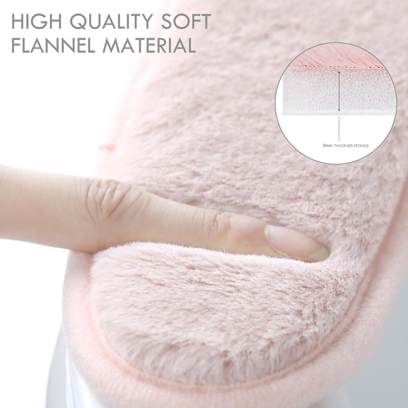 Iensen Thick and Warm Toilet Seat Cushion Cover - with Sticky Toilet Seat Cushion - Washable and Reusable Mat for Winter - Double Flap Separation, TPR Back Adhesive, Soft and Protective (Pink) - Image 3